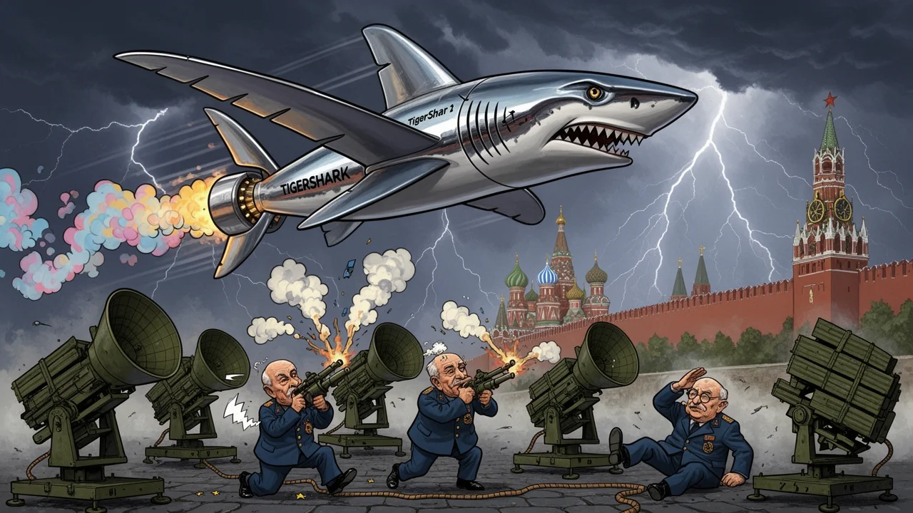 Cover art: Britský žralok z formule letí přímo na Moskvu