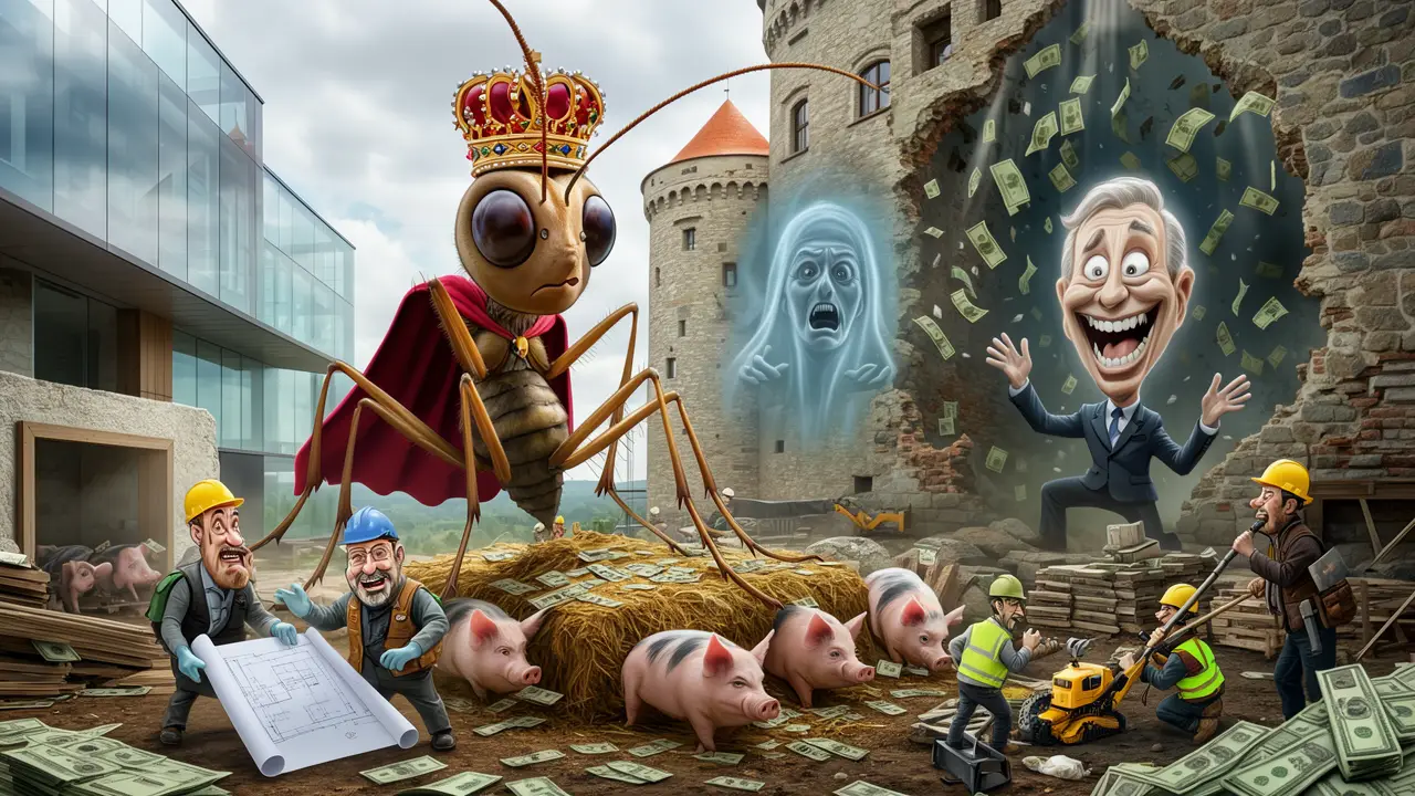Cover art: Komáří zámek za miliony