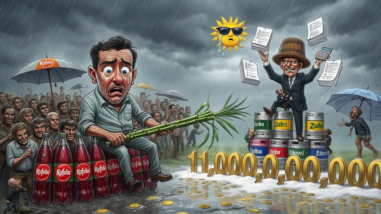 Cover art: Cukrová daň a deštivé dny Jannise Samarase