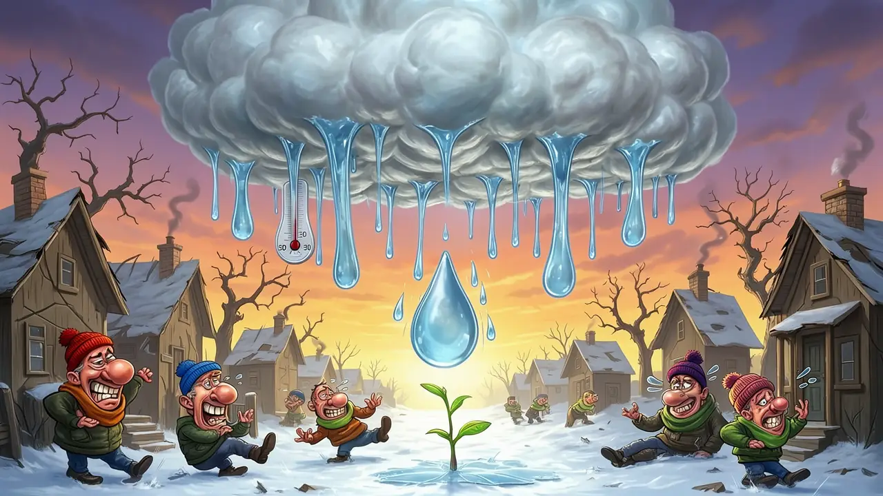 Cover art: Slzy ledu v šedém ránu