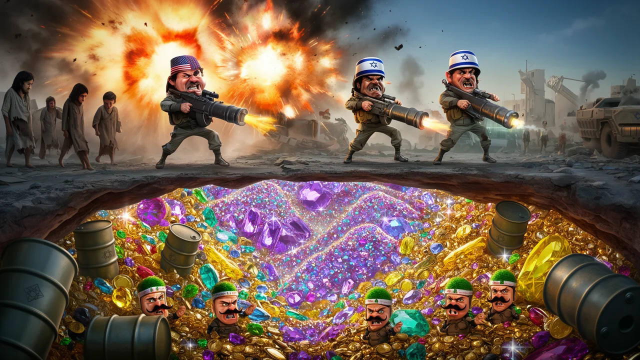 Cover art: Krvavá válka o ropu a bilionový třpyt v podzemí