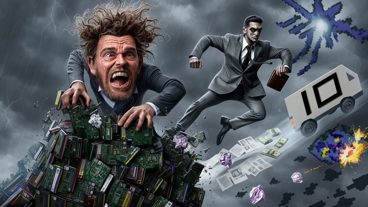 Cover art: Hitman zdrhá z lodi, která padá ke dnu