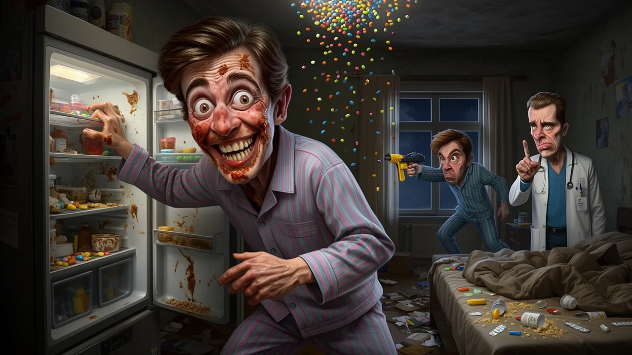Cover art: Spolkneš prášek na spaní a probudíš se s puškou