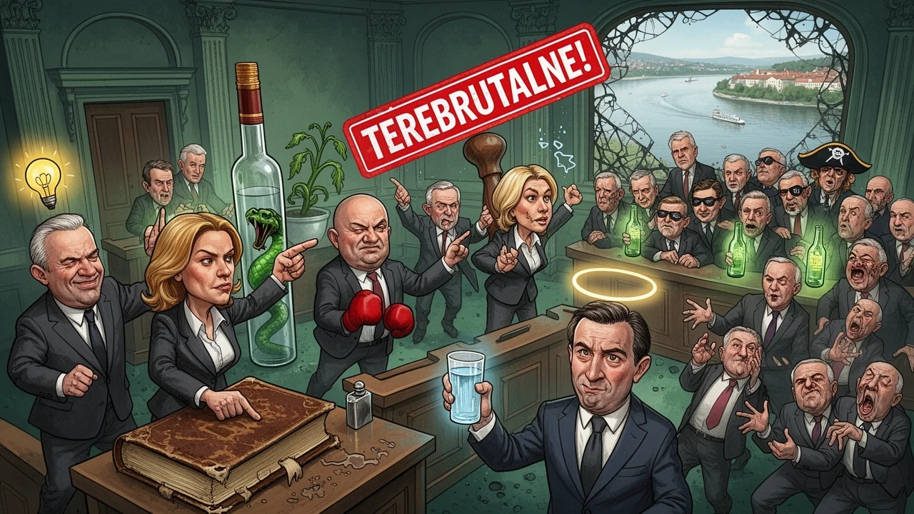 Cover art: Boj o holé přežití a sucho v české politice