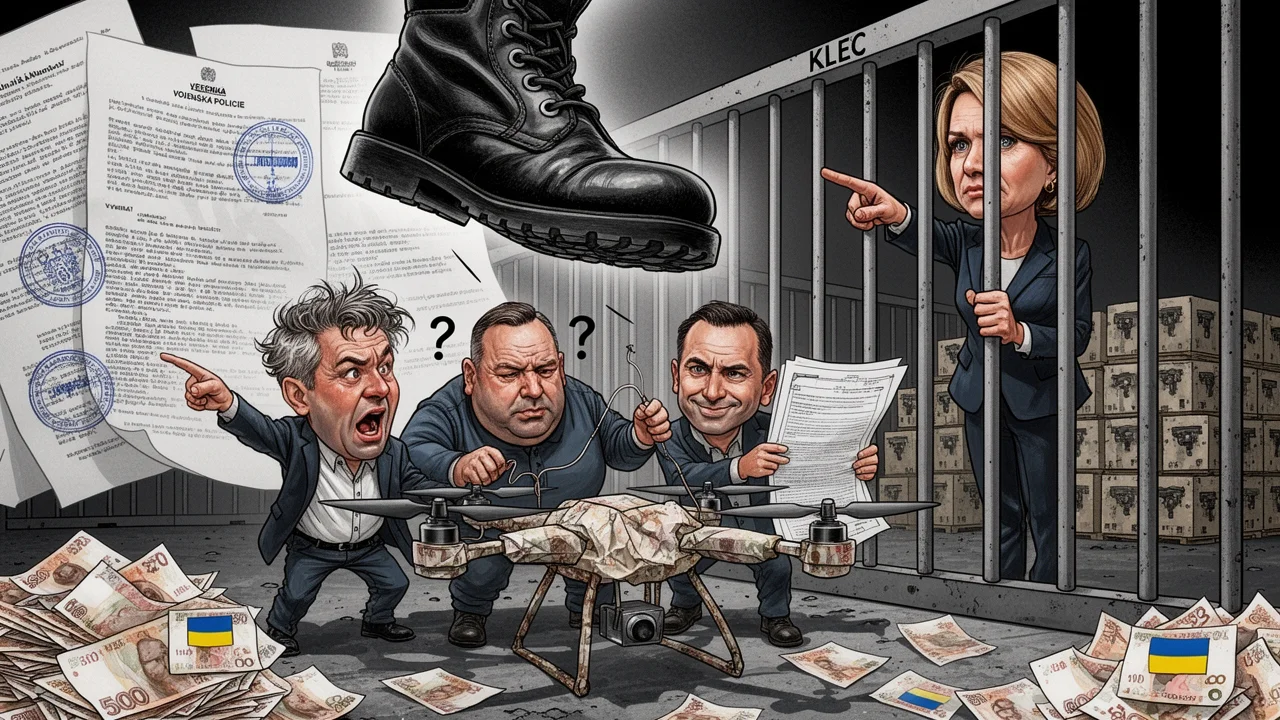 Cover art: Vojenská policie vyšetřuje dobré úmysly a drony