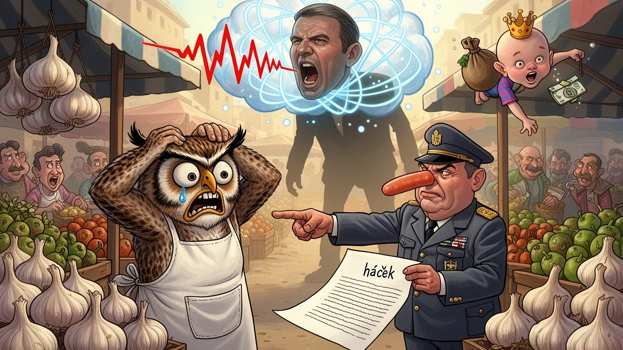 Cover art: Absurdní úřední divadlo o jeden chybějící háček