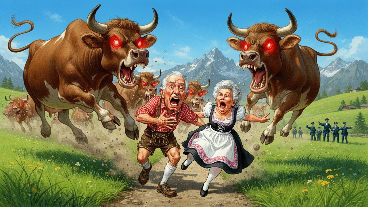 Cover art: Rakouská pastvina jako scéna pro nečekaný masakr
