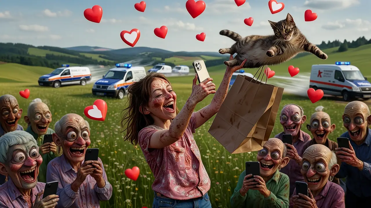 Cover art: Hvězda TikToku a létající kočka