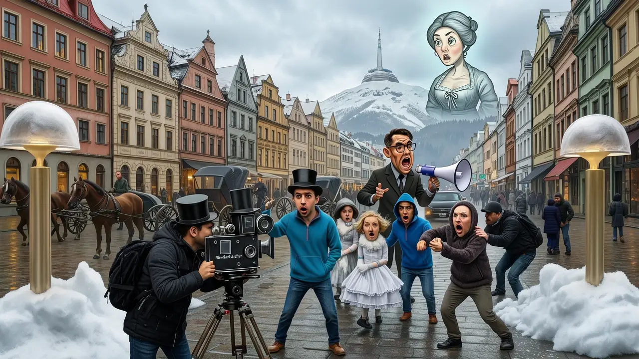 Cover art: New York v liberecké uličce