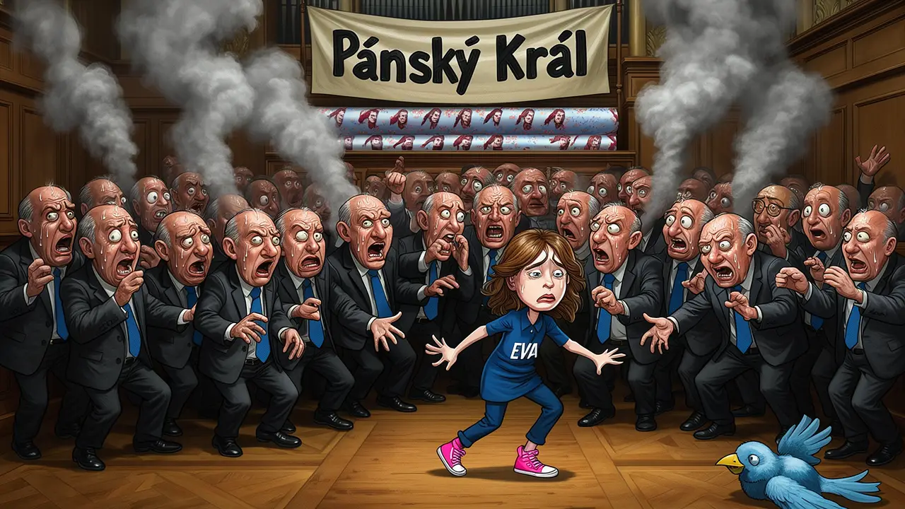Cover art: Pánská jízda v modrém