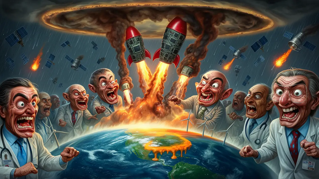 Cover art: Geniální nápad, jak zachránit Zemi tím, že ji zničíme