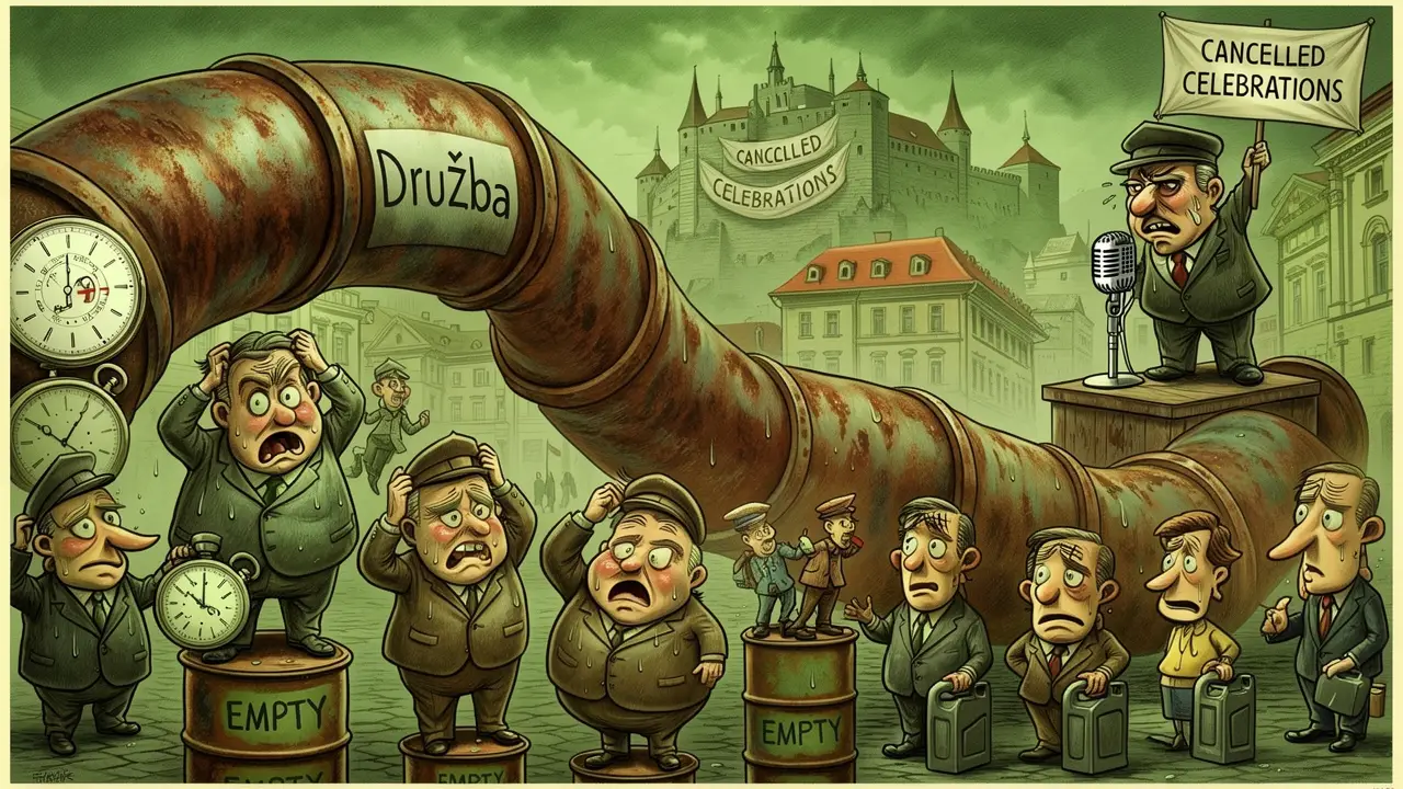 Cover art: Čekání na černé zlato, které trubkou z východu neteče