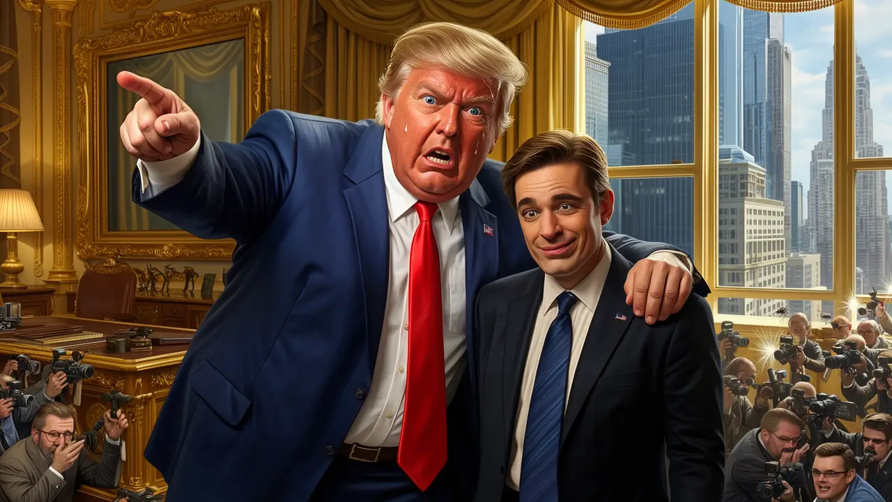 Cover art: Ten moment, když se Trump zeptal na svou vlastní chválu