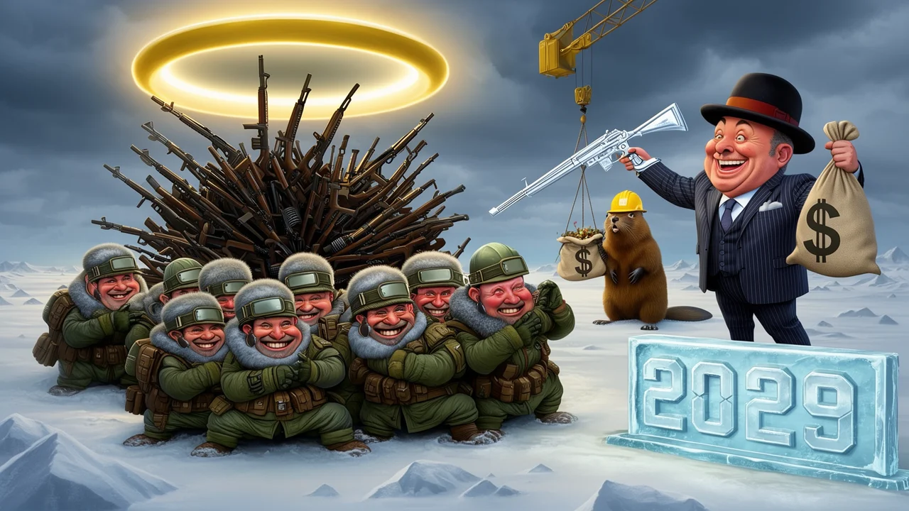 Cover art: Miliardový účet za kanadské armádní pušky