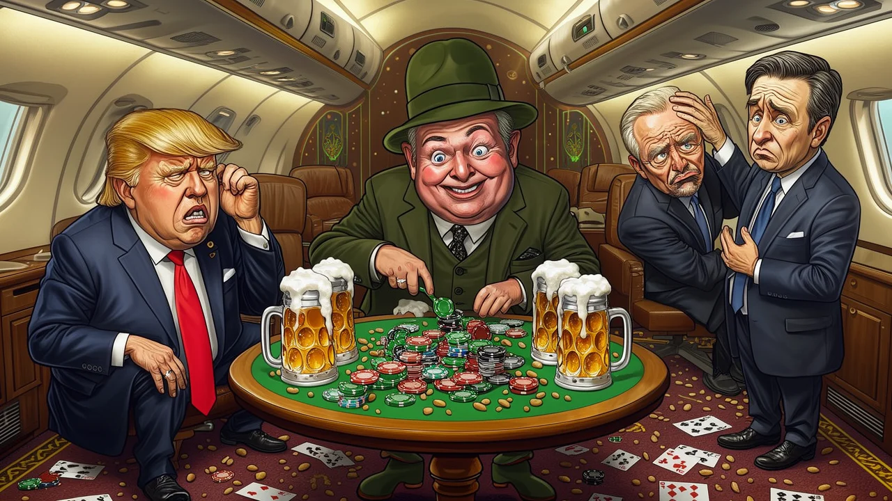 Cover art: Absurdní politické divadlo o jednu letenku do Turecka