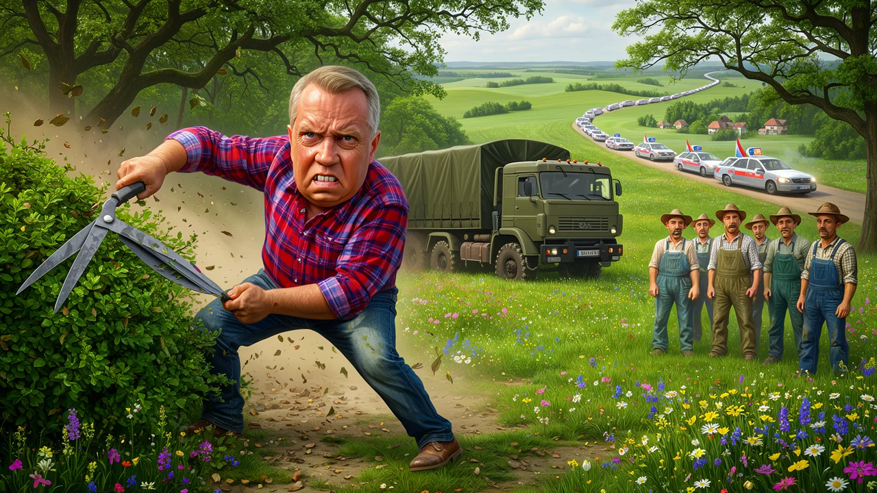 Cover art: Generál ve flanelu drtí větve u Slaného