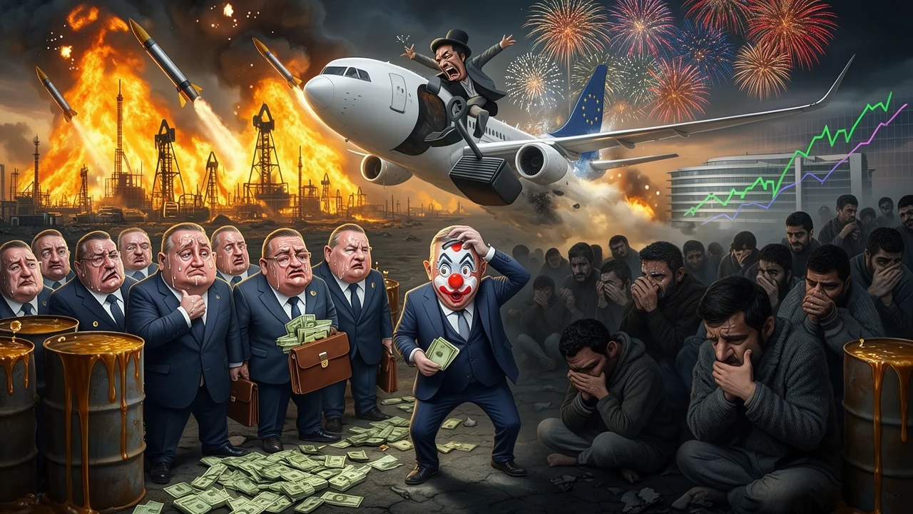 Cover art: Rakety padly, cena plynu stoupá, Babiš kroutí hlavou