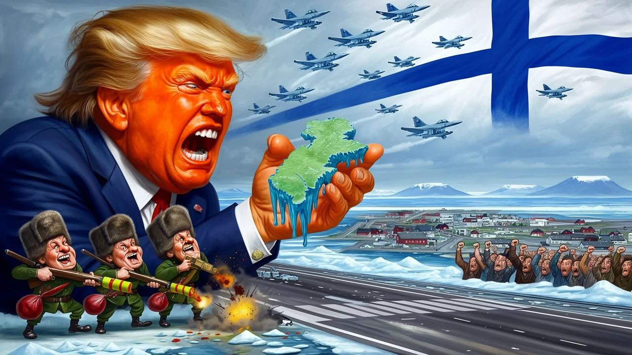Cover art: Absurdní válka o severní led a prázdné ranveje