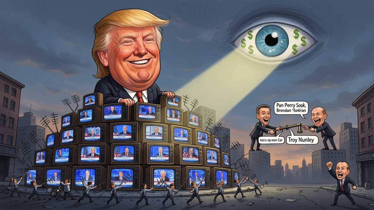 Cover art: Demokracie na prodej za jedno vysílání