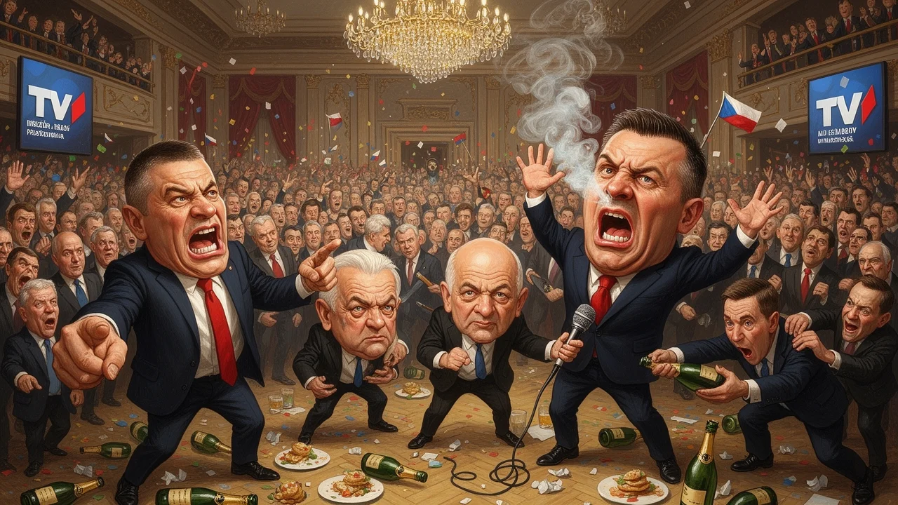 Cover art: Vysoká hra na oslavě a jedno ztracené pero