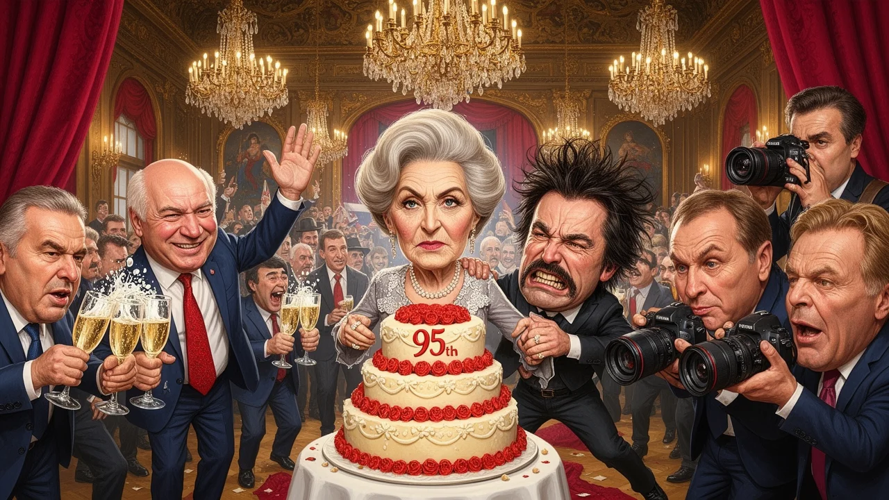 Cover art: Oslava století, kde rocker dostal lekci