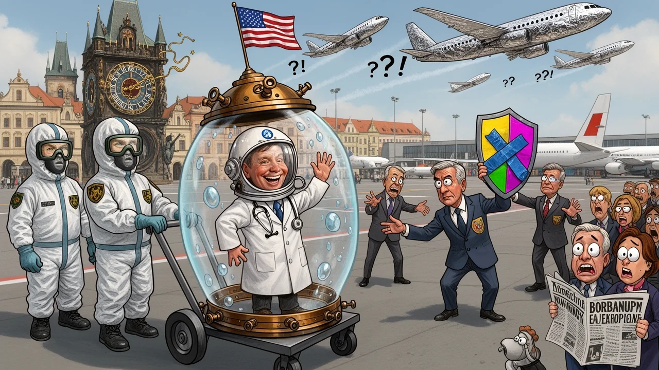 Cover art: Jako zdravý pacient v supertajné krabici na Bulovce