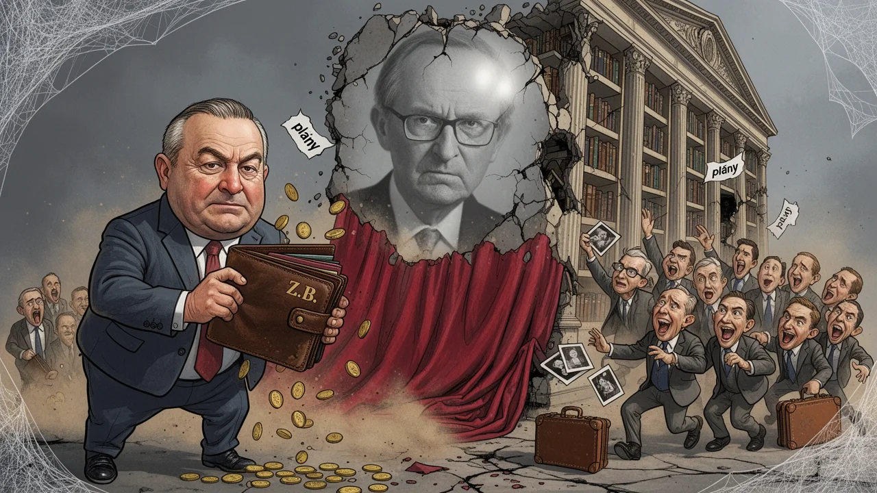 Cover art: Kasa je prázdná a instituce hlásí konec
