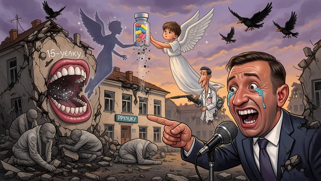 Cover art: Krutá raketa zničila nevinné město na severu