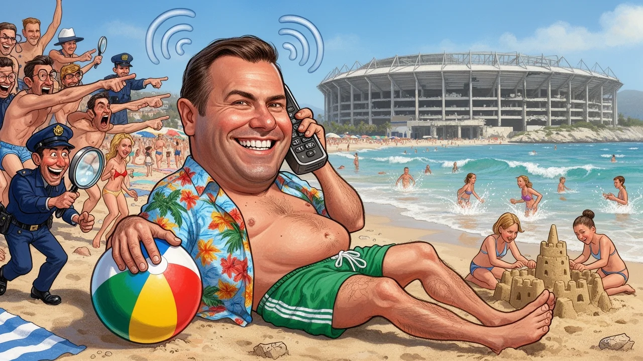 Cover art: Hledá se pan primátor, který odjel chytat bronz na Jadran
