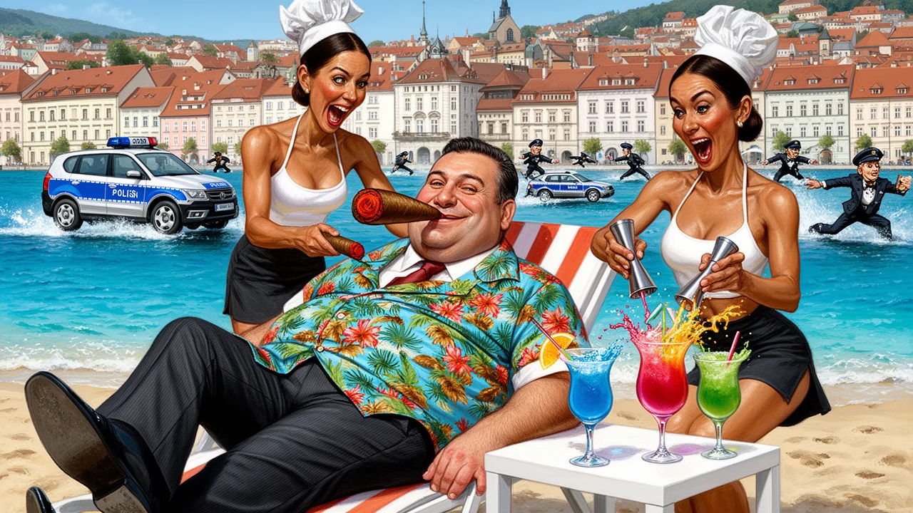 Cover art: Hledá se primátor, který se sluní na Jadranu