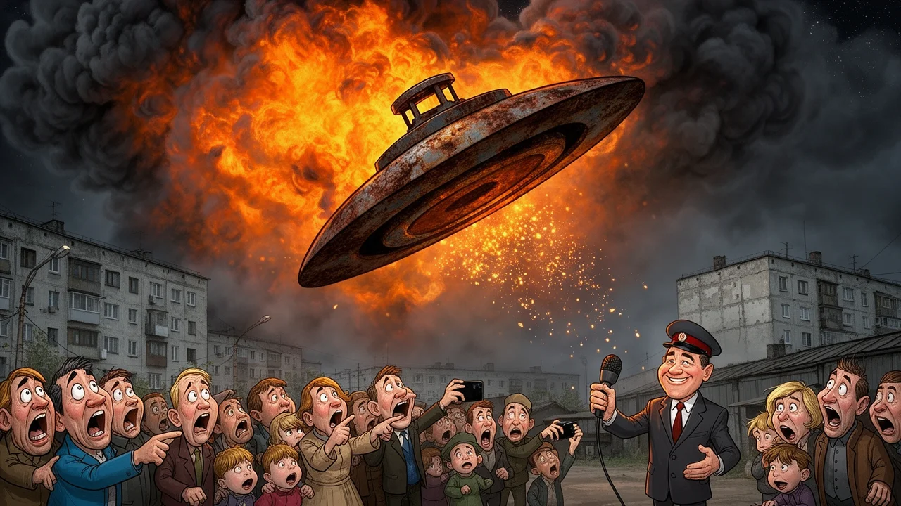 Cover art: Létající talíř z Kapotně baví celý internet