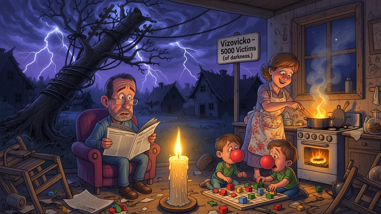 Cover art: Černá neděle bez proudu a teplé pivo