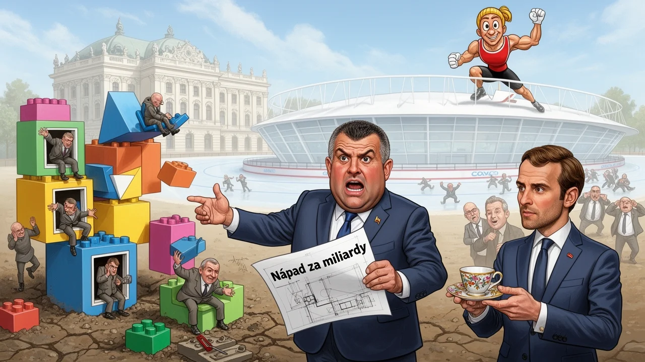 Cover art: Babiš u Macrona vymyslel sen o ložnici šlechtice