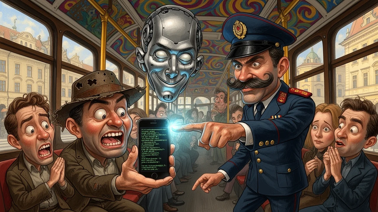 Cover art: Jak umělá inteligence zkouší zadarmo jezdit pražským metrem
