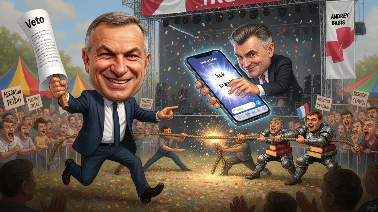 Cover art: Zákopy na festivalu a neomylný premiér