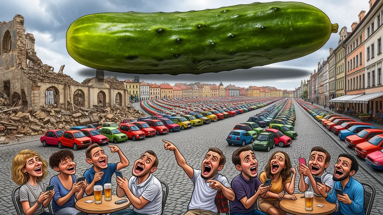 Cover art: Okurková apokalypsa ve Znojmě