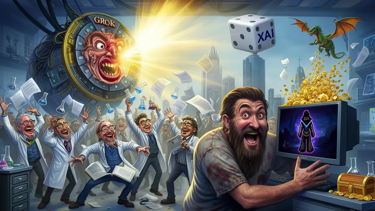 Cover art: Revoluce za všechny prachy, co ti poradí, jak hodit kostkou