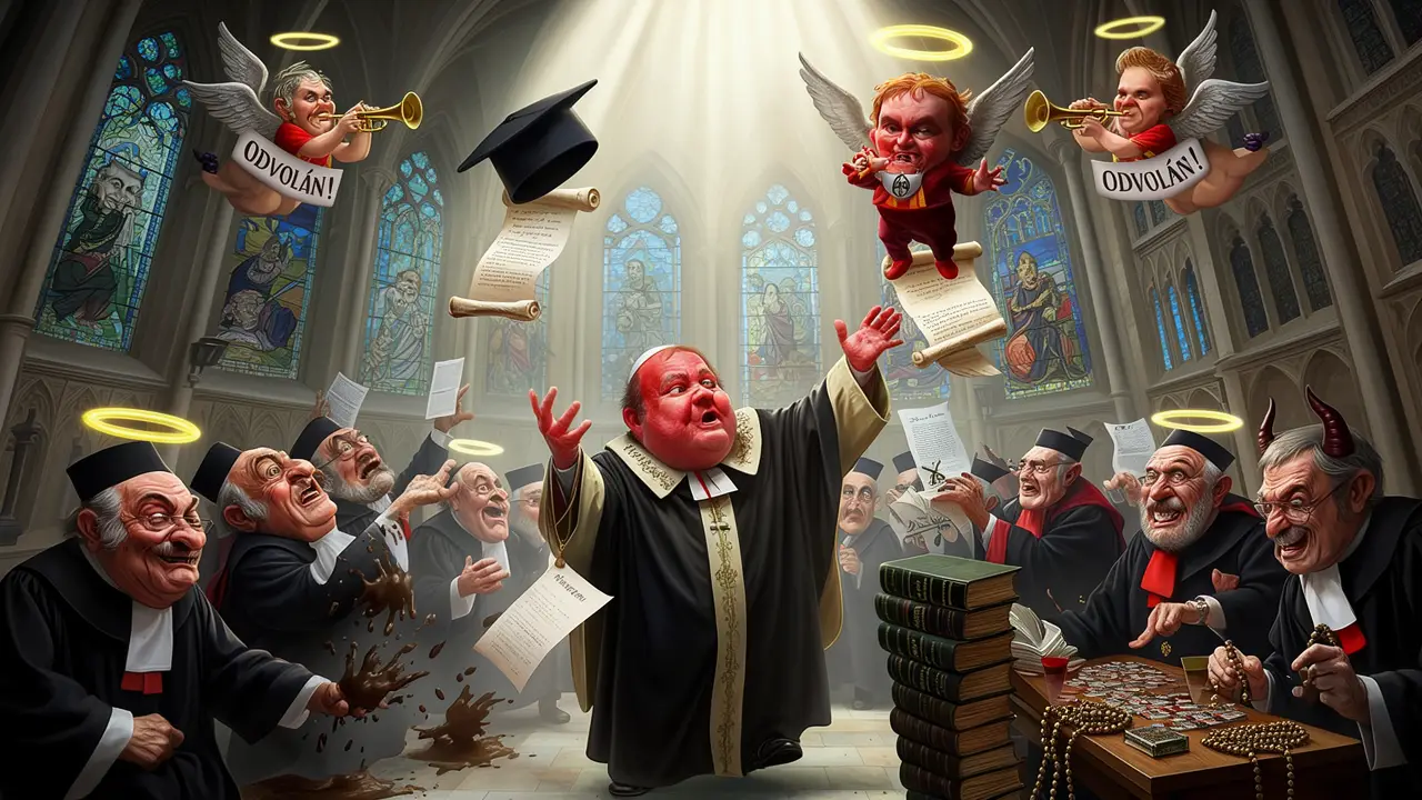 Cover art: Dvakrát odvolaný děkan zkouší štěstí potřetí