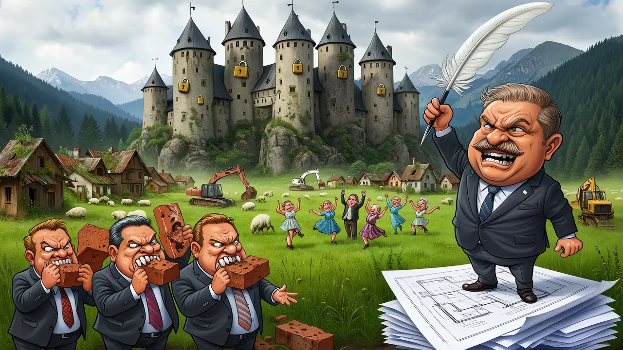 Cover art: Sedm zámků na Šumavě, které narazily na tvrdou zeď radnice