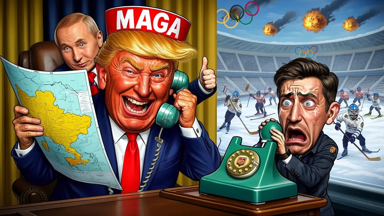 Cover art: Trpká fraška o tom, jak se Washington s Moskvou vzácně