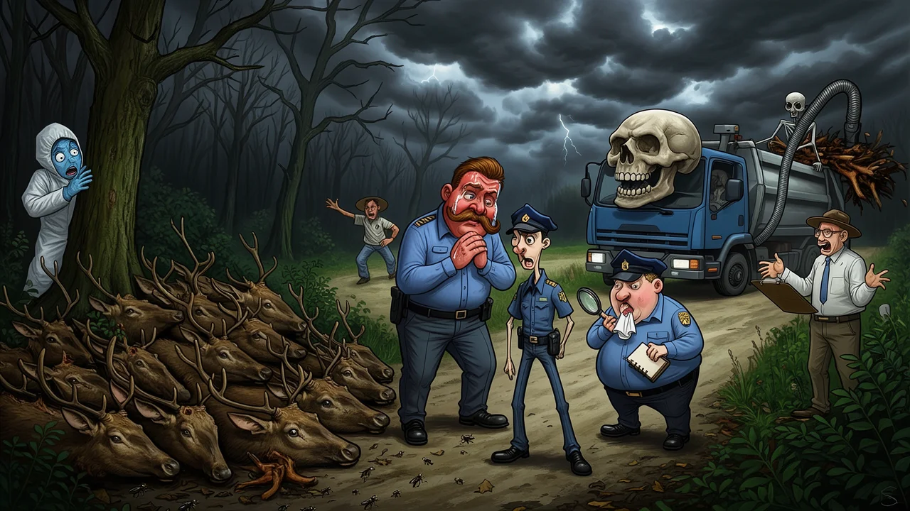 Cover art: Hromada uřezaných hlav zničí dobrou pověst myslivců