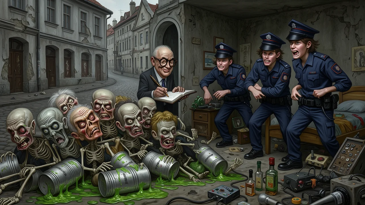 Cover art: Papíroví vrazi, prázdné láhve a tupá panika úřadů