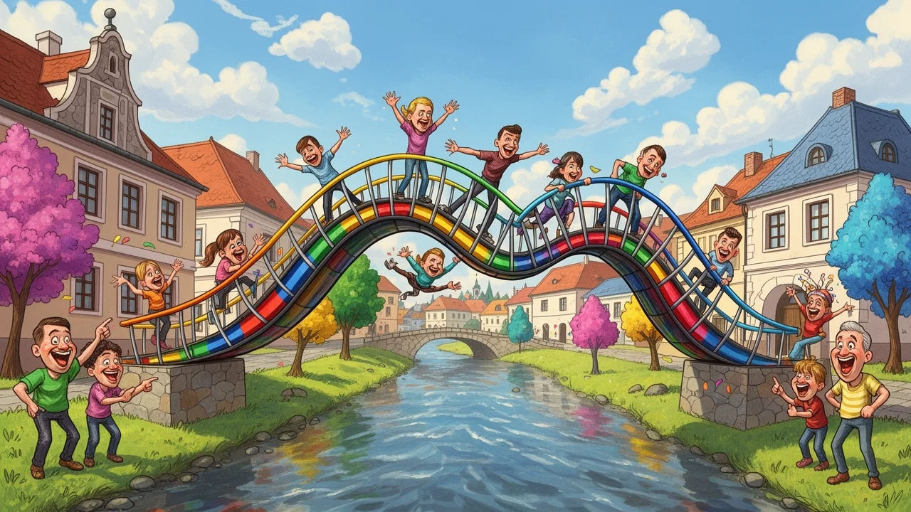 Cover art: Město, kde mosty trpí mořskou nemocí