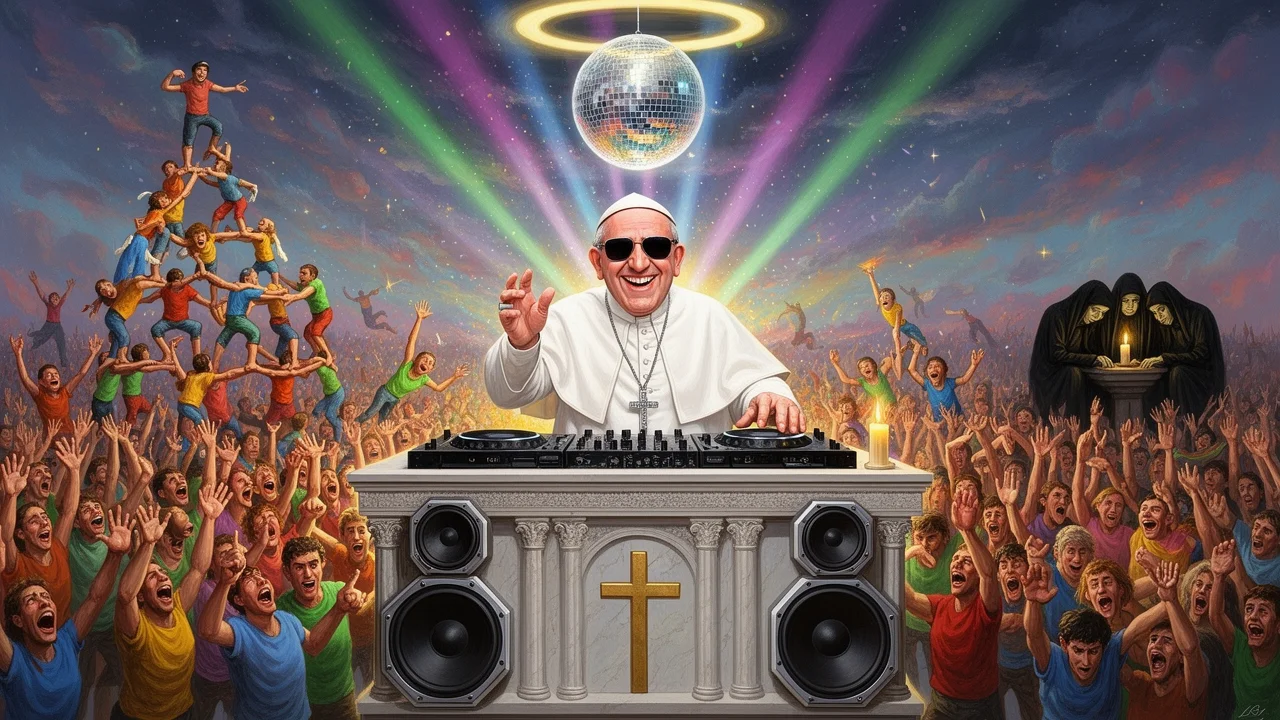 Cover art: Svaté techno k prvnímu výročí smutného odchodu