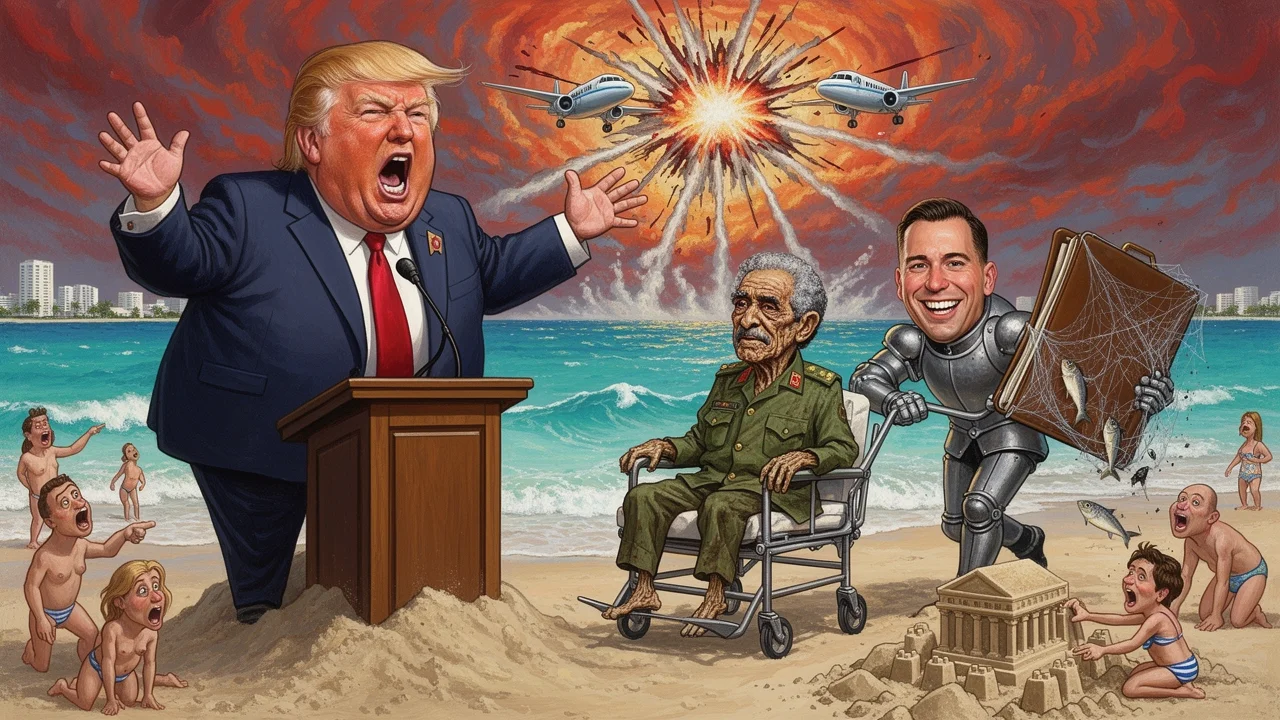 Cover art: Starý účet z Miami aneb Jak Trump loví devadesátníka