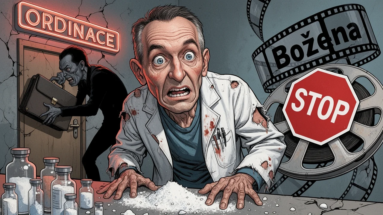 Cover art: Slavný doktor Sekora vyměnil kamery za bílý prach