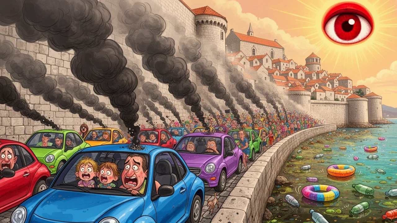 Cover art: Chorvatské letní peklo aneb dvě hodiny v zácpě