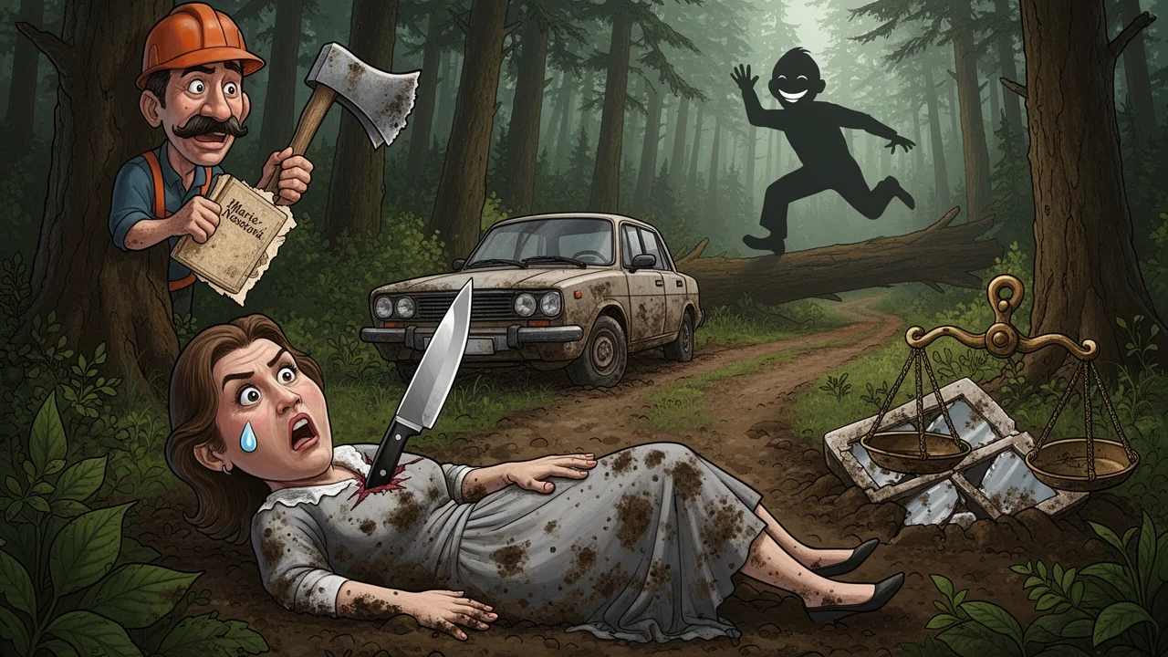 Cover art: Dvacet roků uteklo a vrah se tiše směje