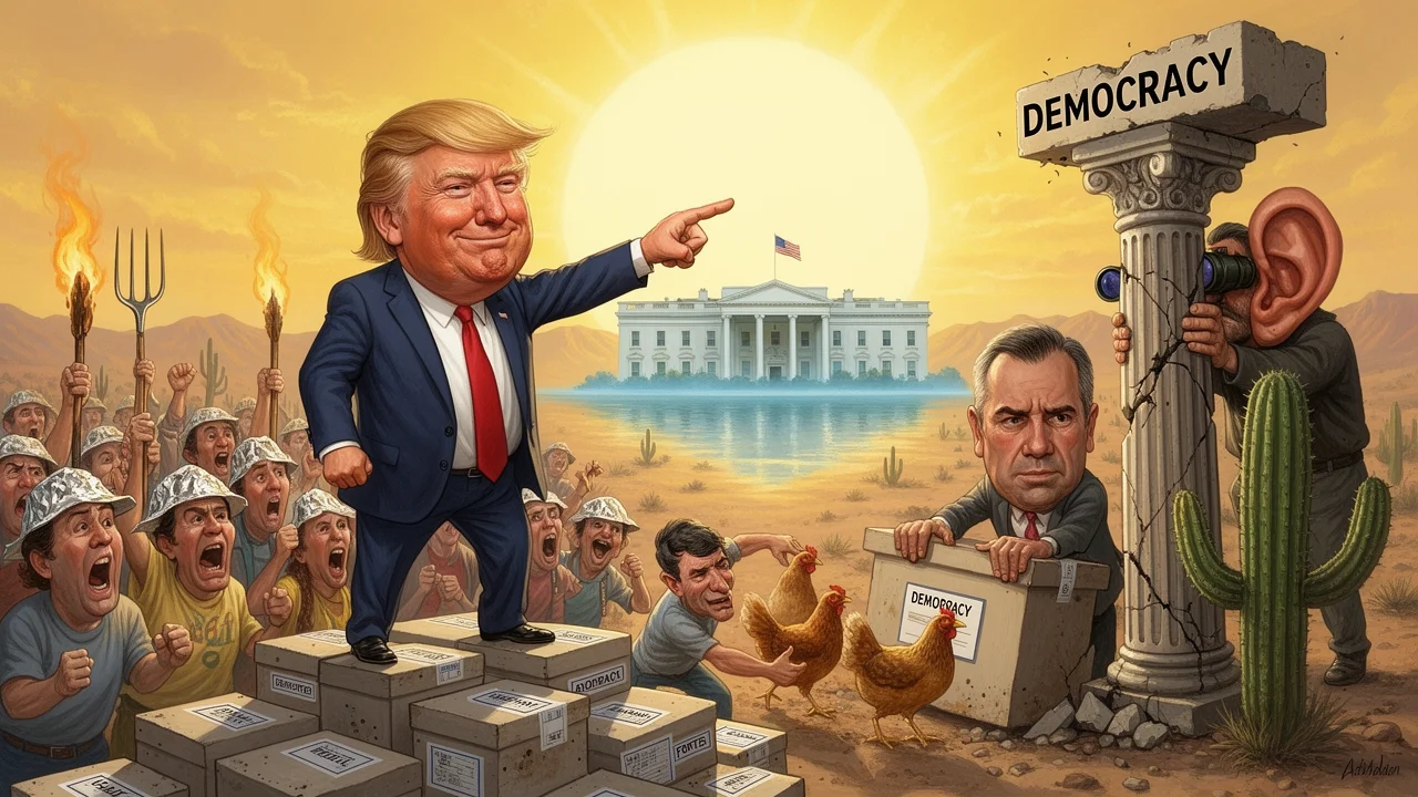 Cover art: Prezident, který lže a volební lístky v kurníku