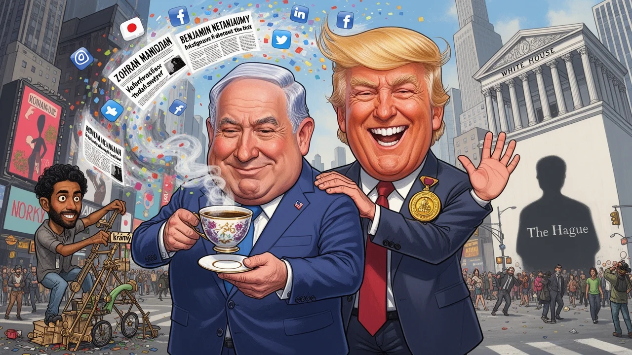 Cover art: Prezidentský slib, že mezinárodní právo v Americe neplatí